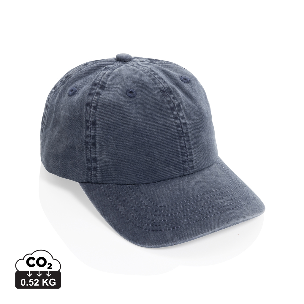 Čepice BEAU AWARE™ 6-panelová z bavlny twill 270 gsm Námořnická modrá