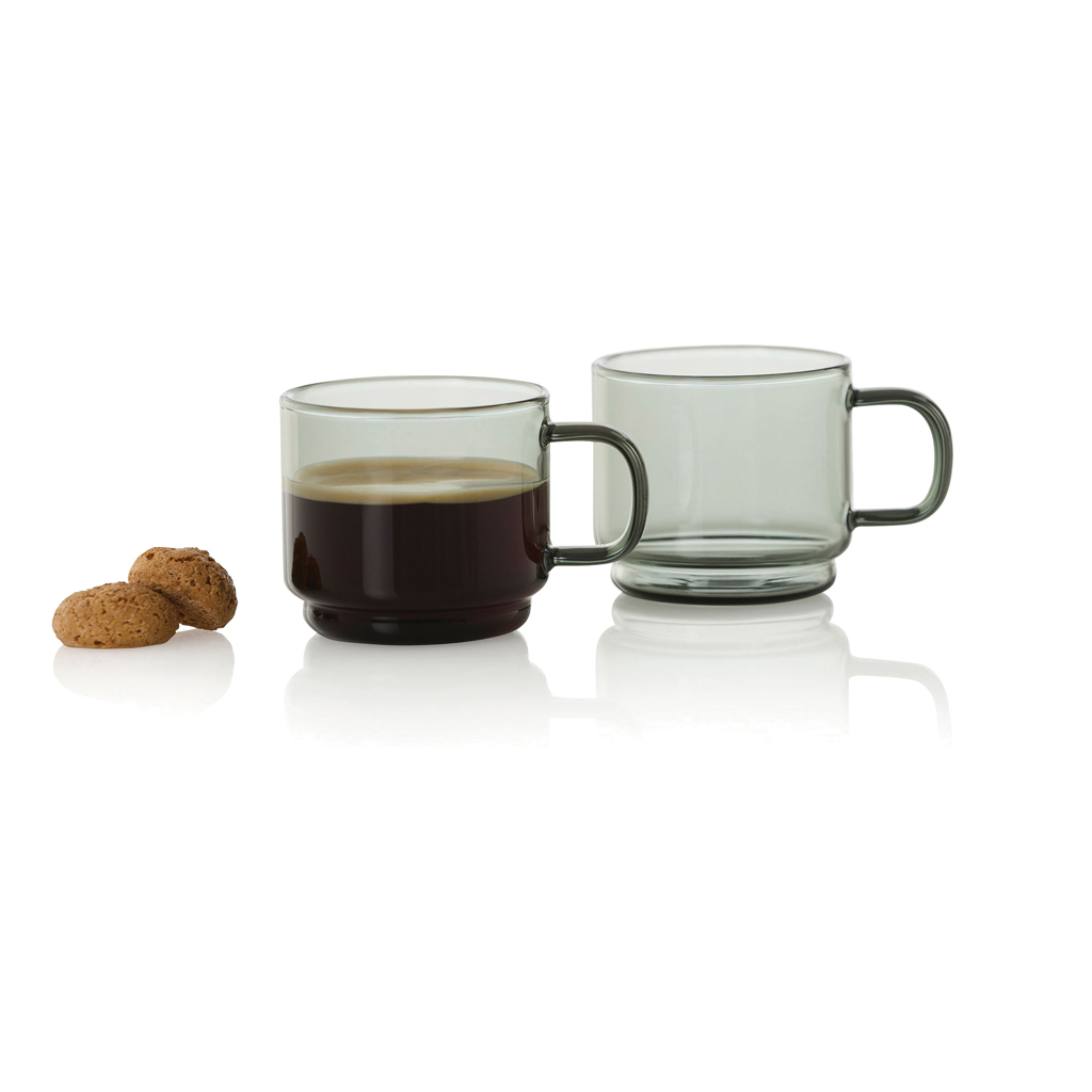 Sada espresso skleniček AdHoc Impact 70 ml, 2 ks Transparentní