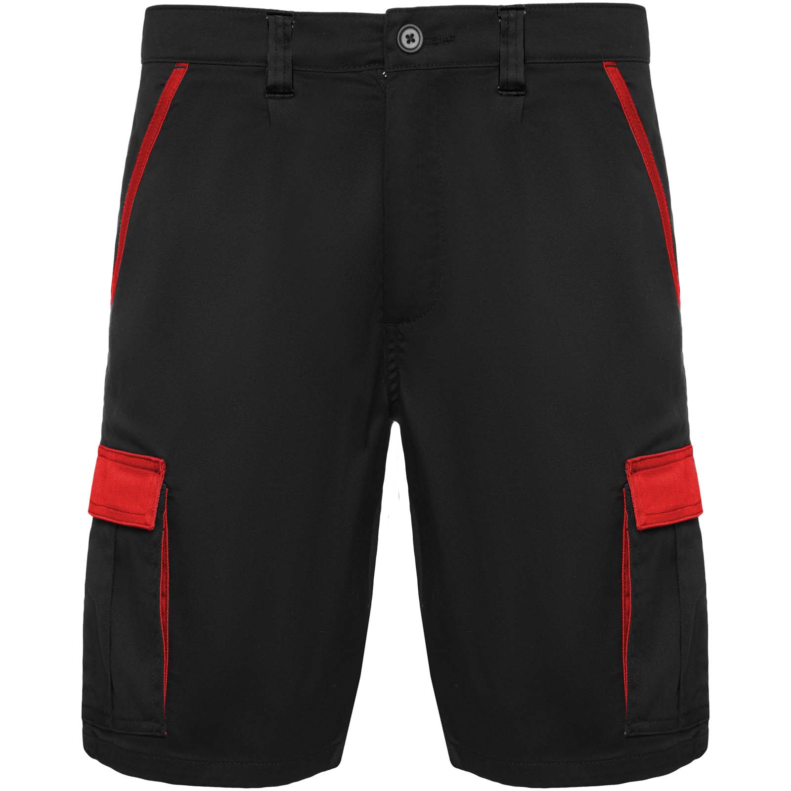Pracovní oděvy Roly WRK Tahoe pracovní kraťasy s gramáží 250 g/m2 Solid black, Red