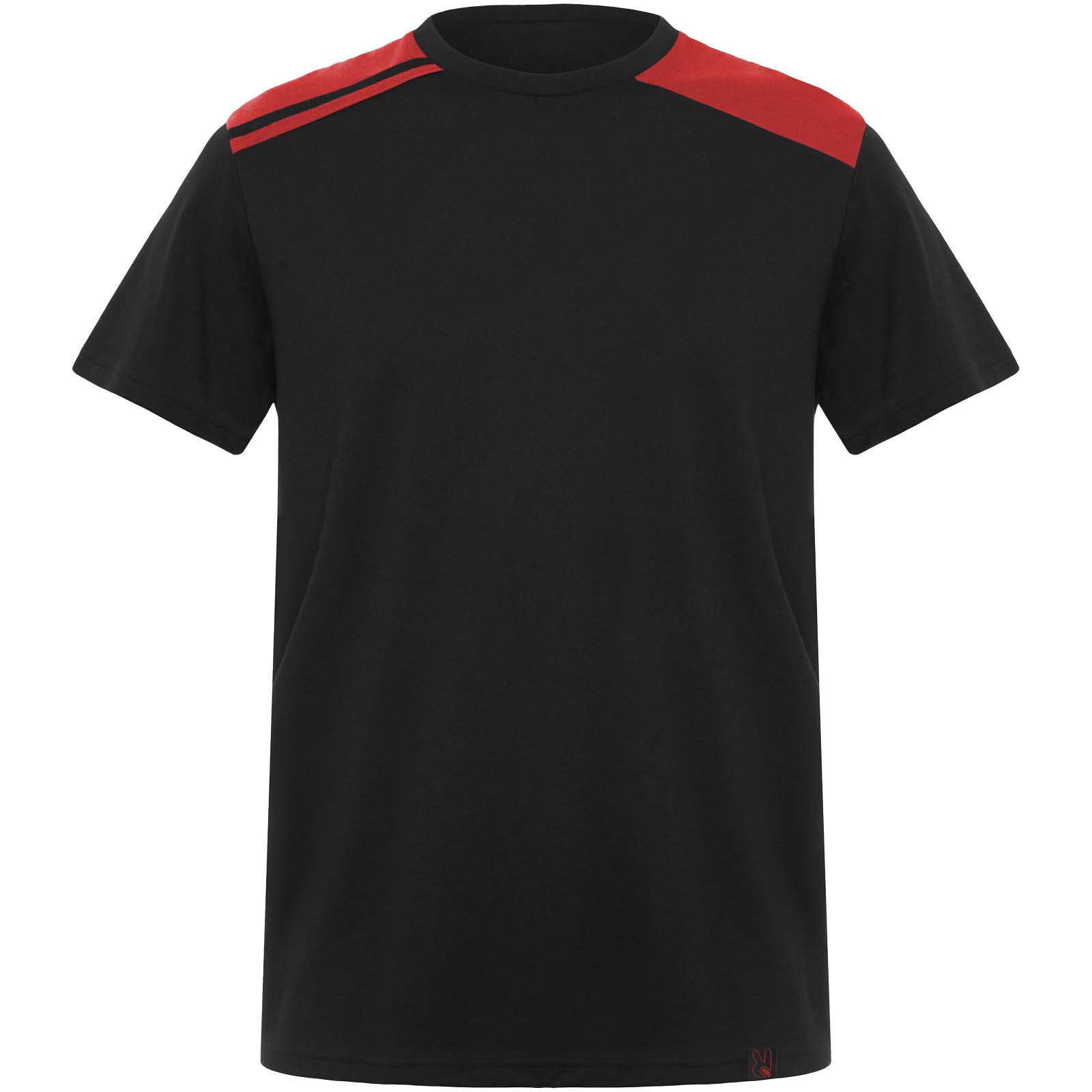 Pracovní oděvy Roly WRK Expedition pánské tričko s krátkým rukávem o gramáži 160 g/m2 Solid black, Red