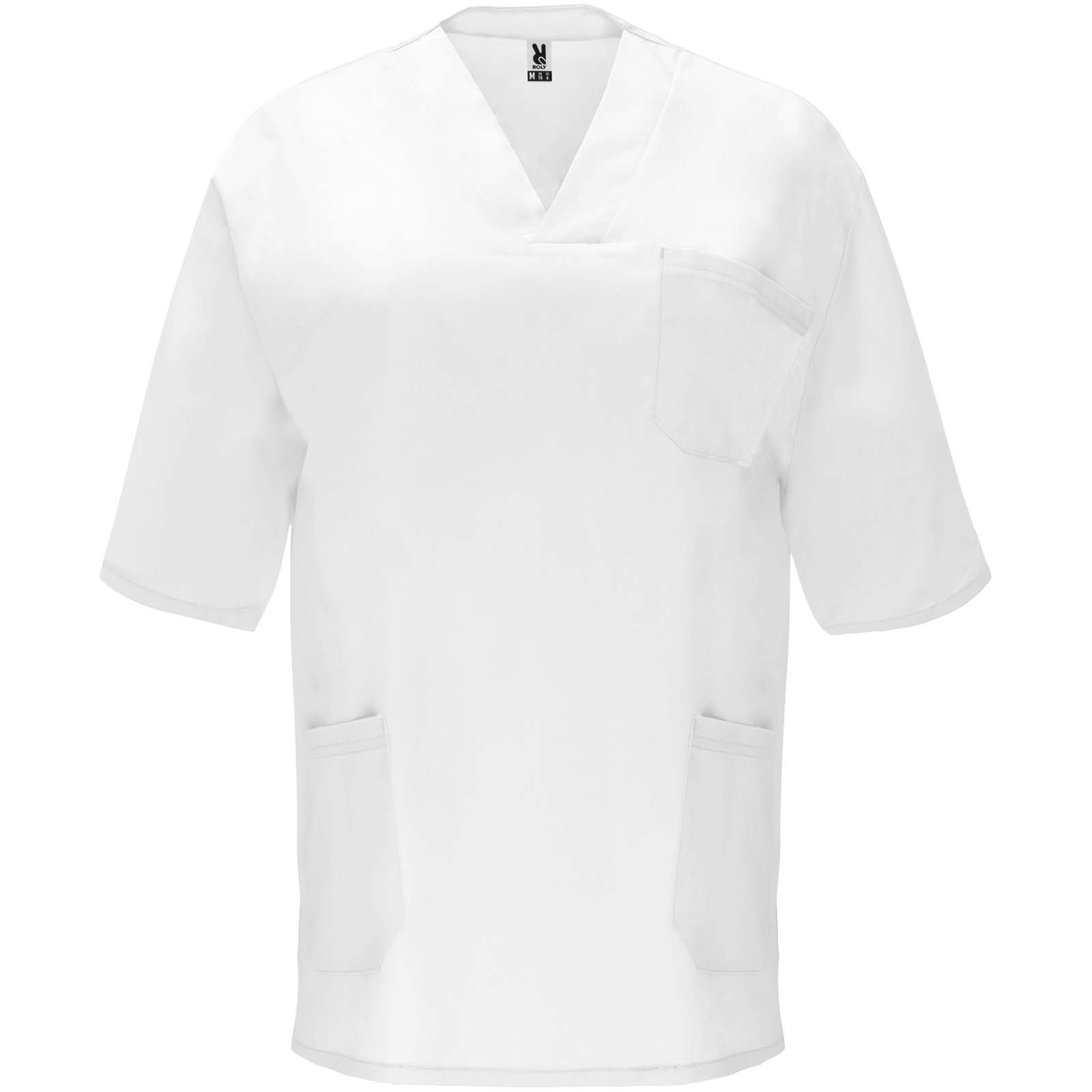 Pracovní oděvy Roly WRK Panacea unisexový pracovní top s krátkým rukávem a gramáží 160 g/m2  White