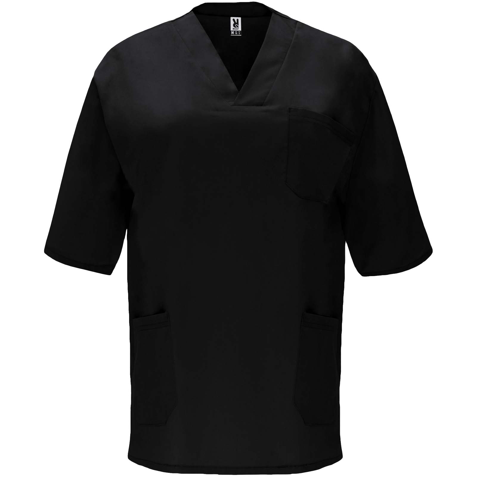 Pracovní oděvy Roly WRK Panacea unisexový pracovní top s krátkým rukávem a gramáží 160 g/m2  Solid black
