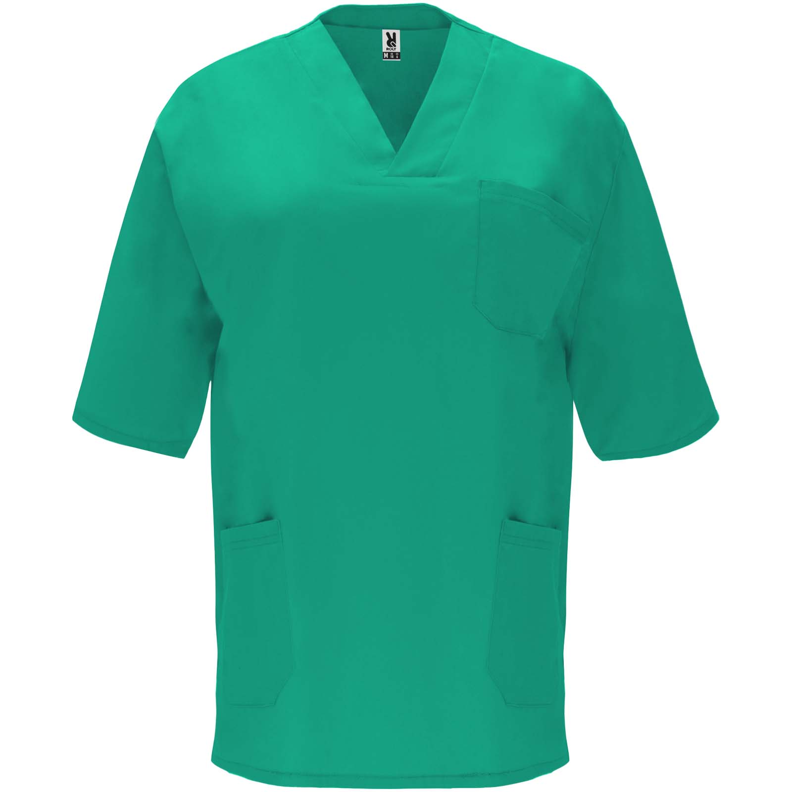 Pracovní oděvy Roly WRK Panacea unisexový pracovní top s krátkým rukávem a gramáží 160 g/m2  Laboratorní zelená