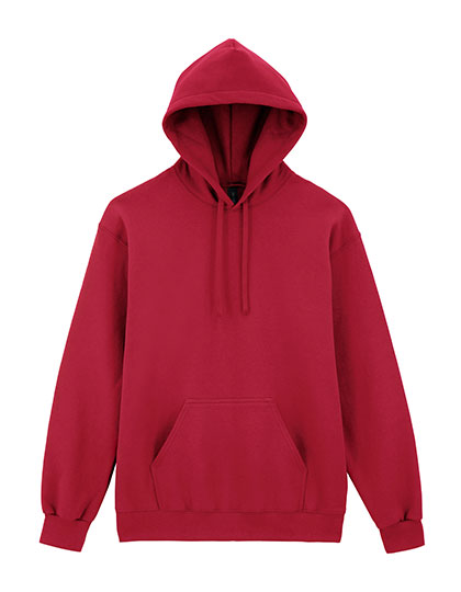 Pánská mikina s kapucí Gildan Hammer Maxweight Adult Hooded Sweatshirt, Cherry Red