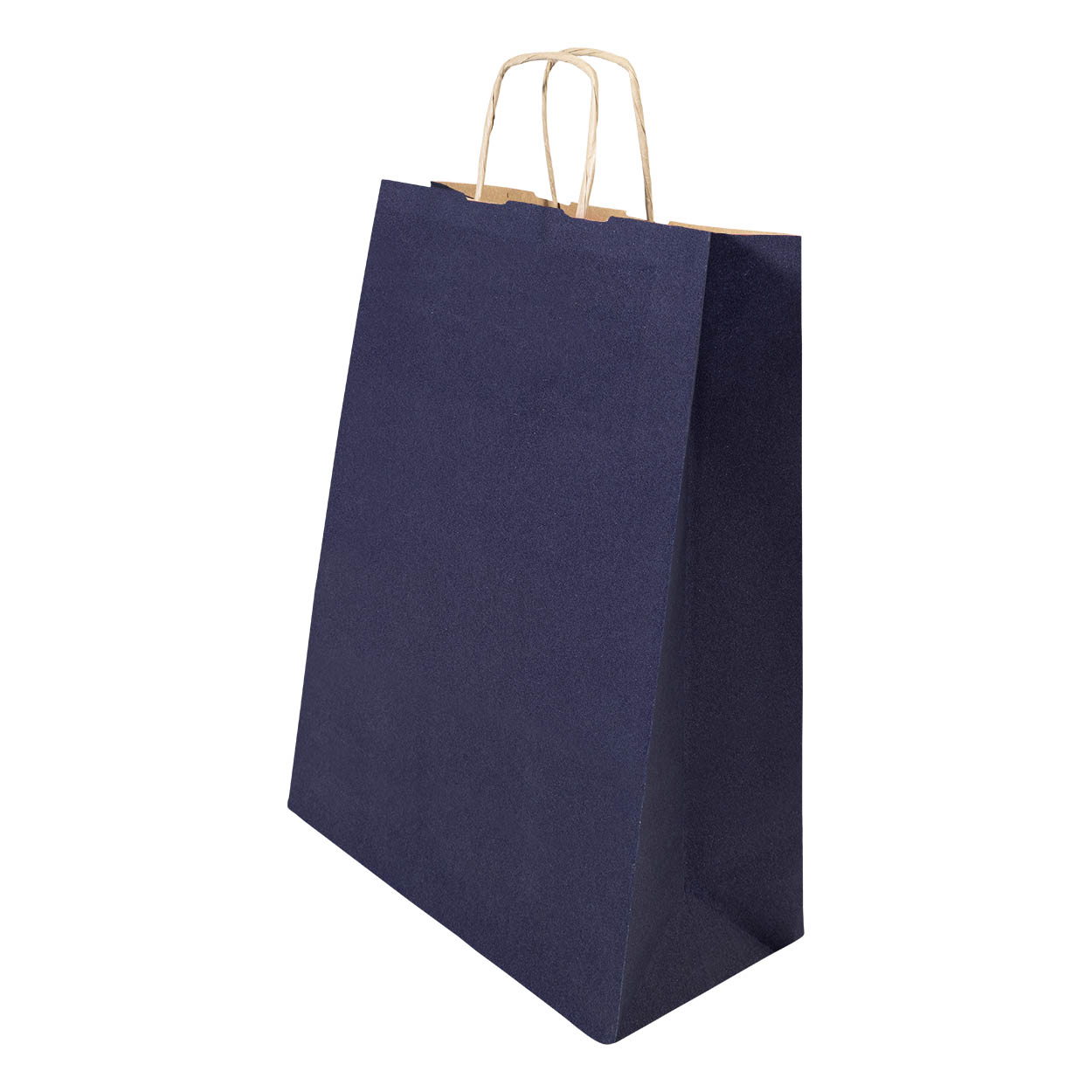 Papbag L papírová dárková taška, velká Tmavě modrá