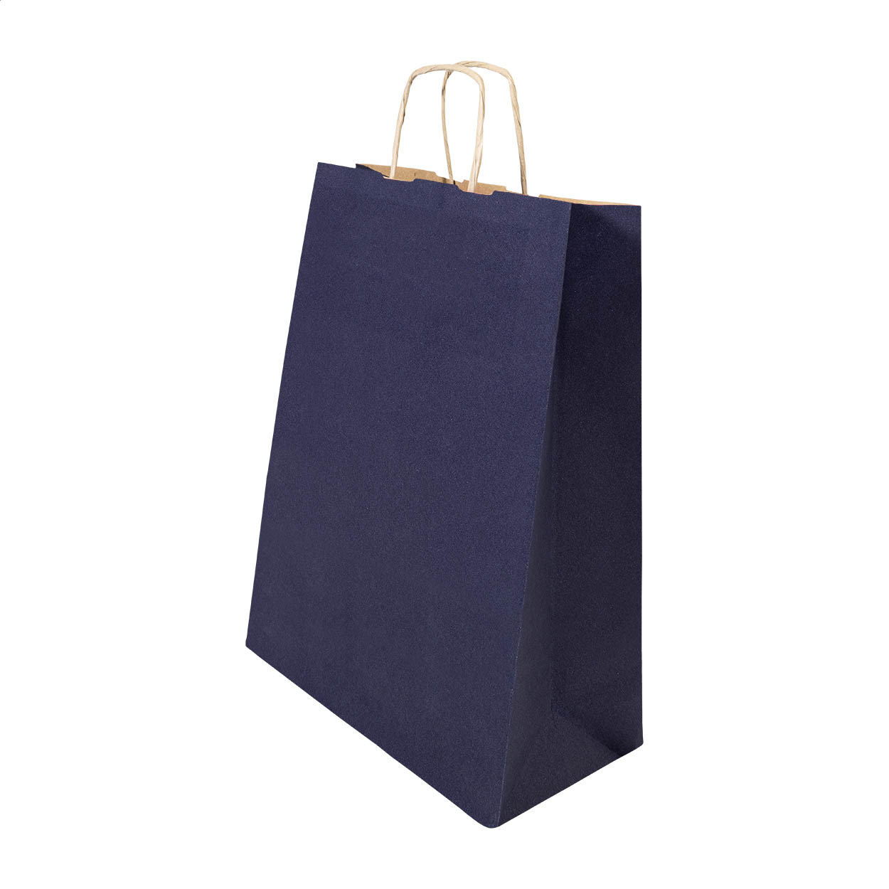 Papbag M papírová dárková taška, střední Tmavě modrá