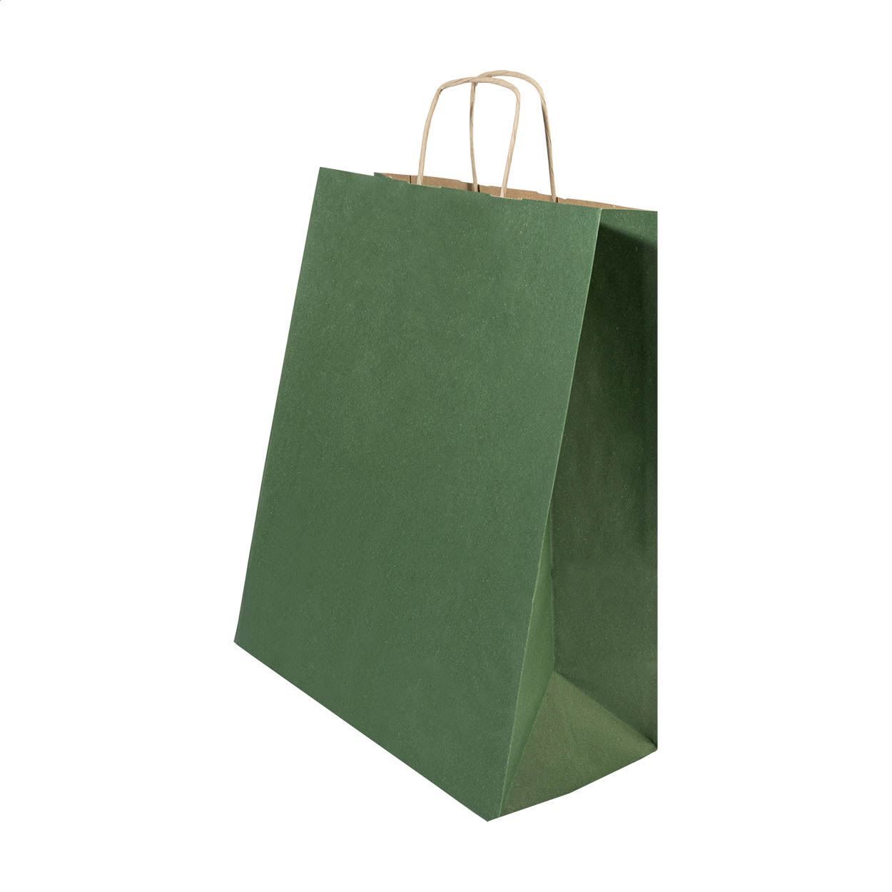 Papbag M papírová dárková taška, střední Zelená