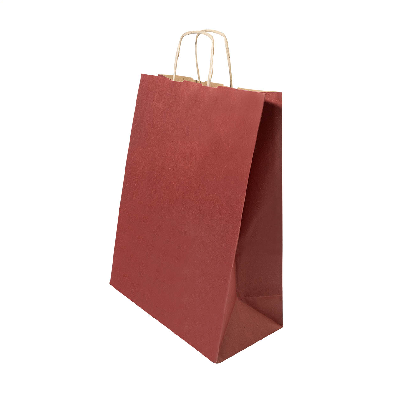 Papbag M papírová dárková taška, střední Vínová