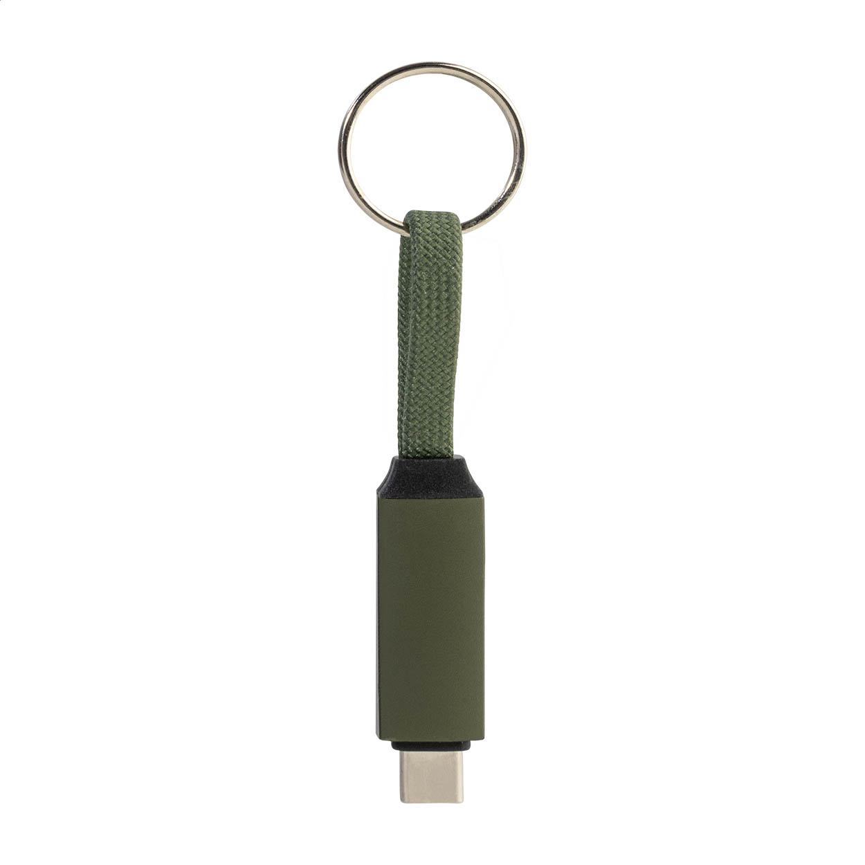 Keycab přívěsek na klíče 60W kabel USB-C Tmavě Zelená