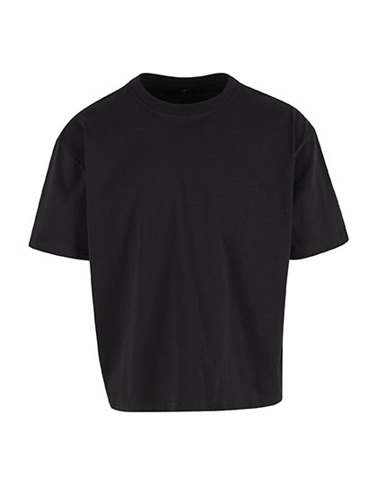 Pánské tričko Build Your Brand Cropped Oversized, Black