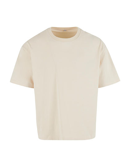 Pánské tričko Build Your Brand Cropped Oversized, Sand