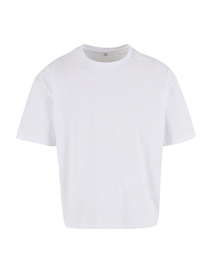 Pánské tričko Build Your Brand Cropped Oversized, White