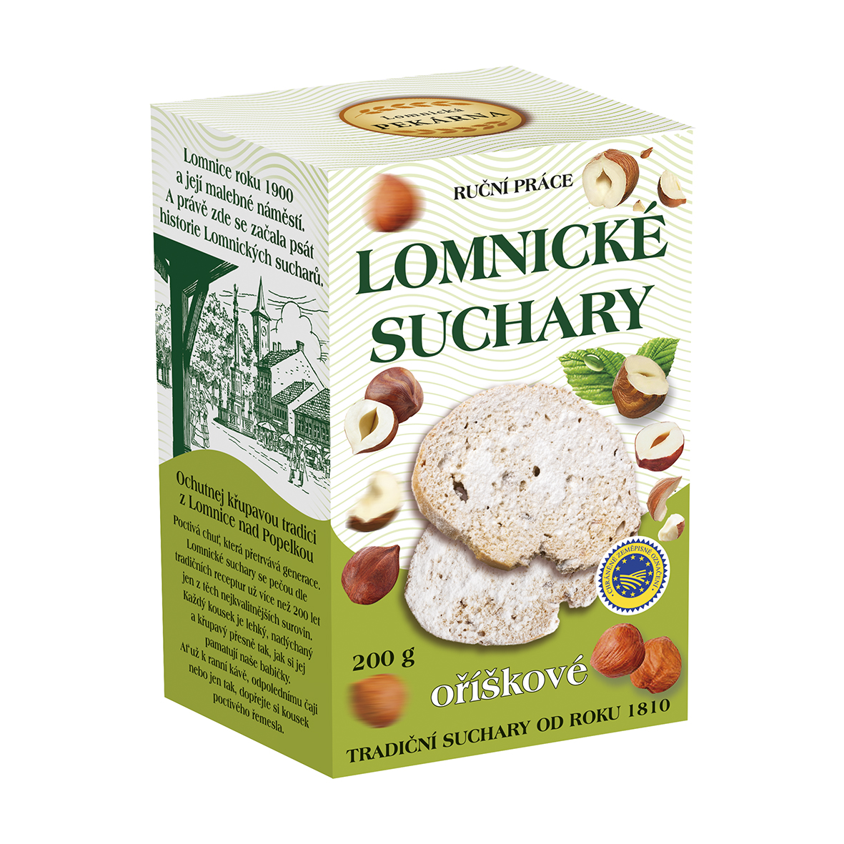 Lomnické suchary oříškové