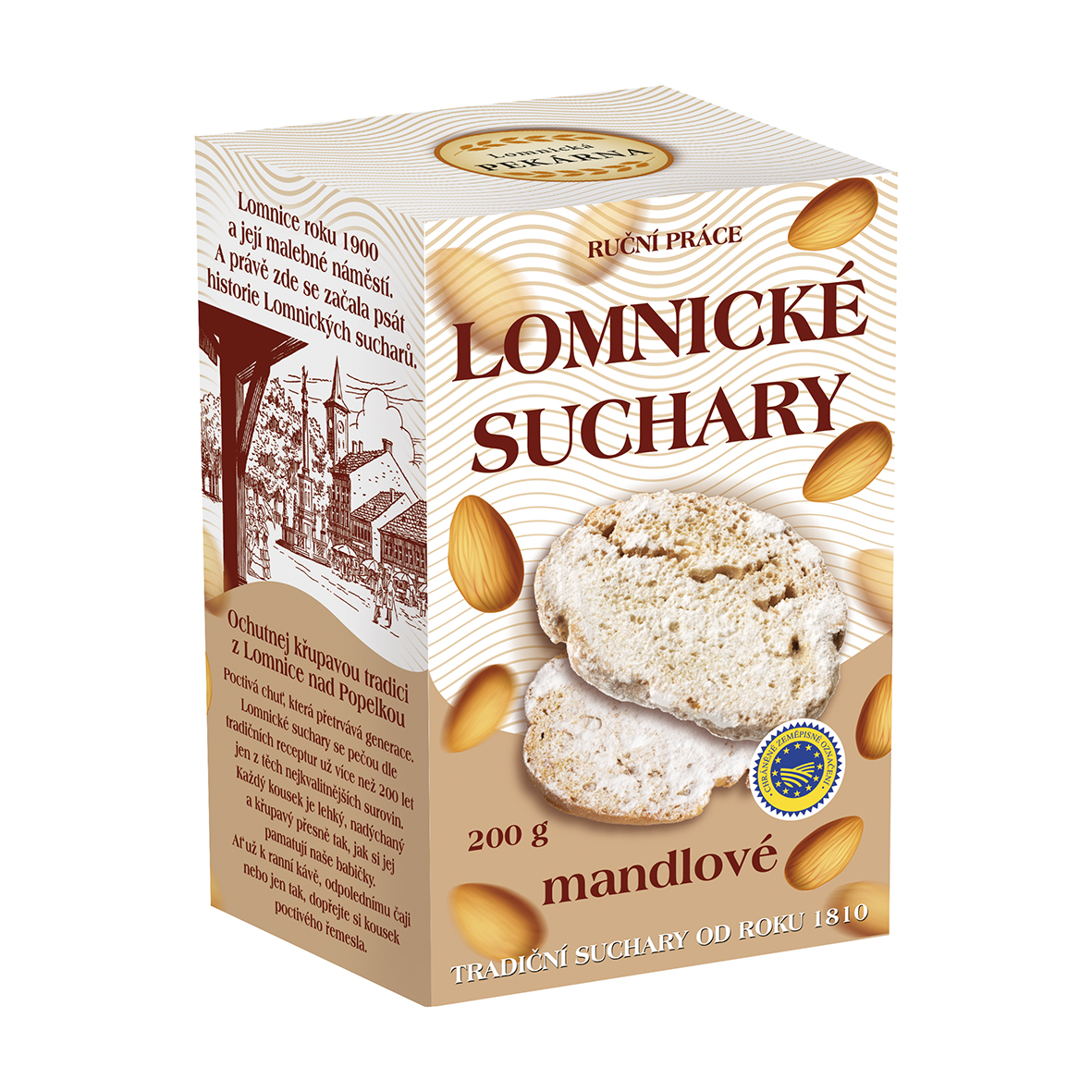 Lomnické suchary mandlové
