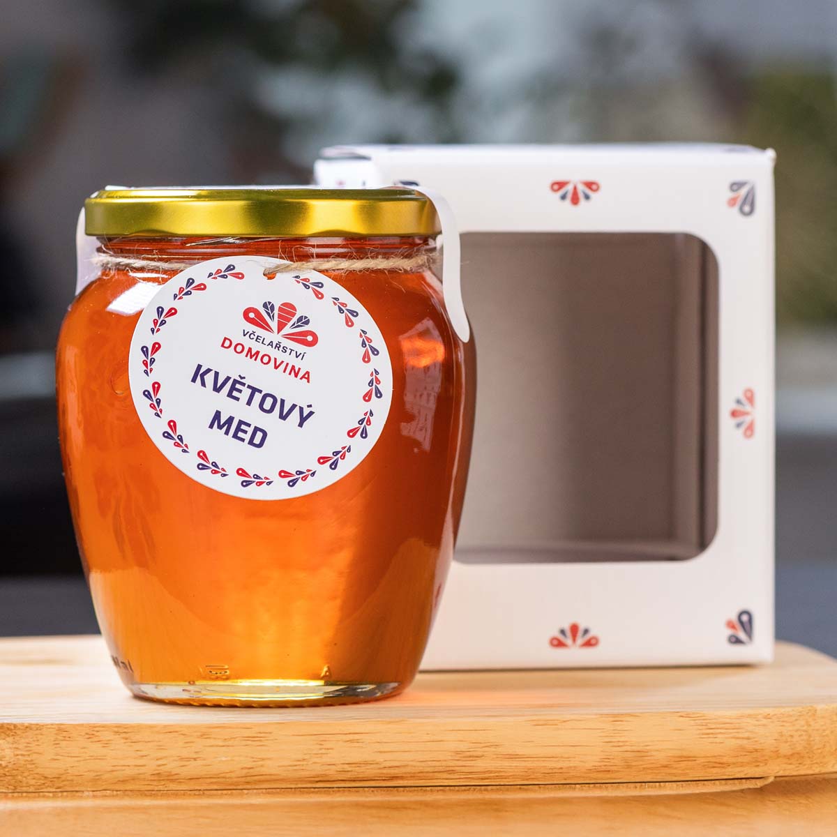 Květový med jarní 750 g v dárkové krabičce