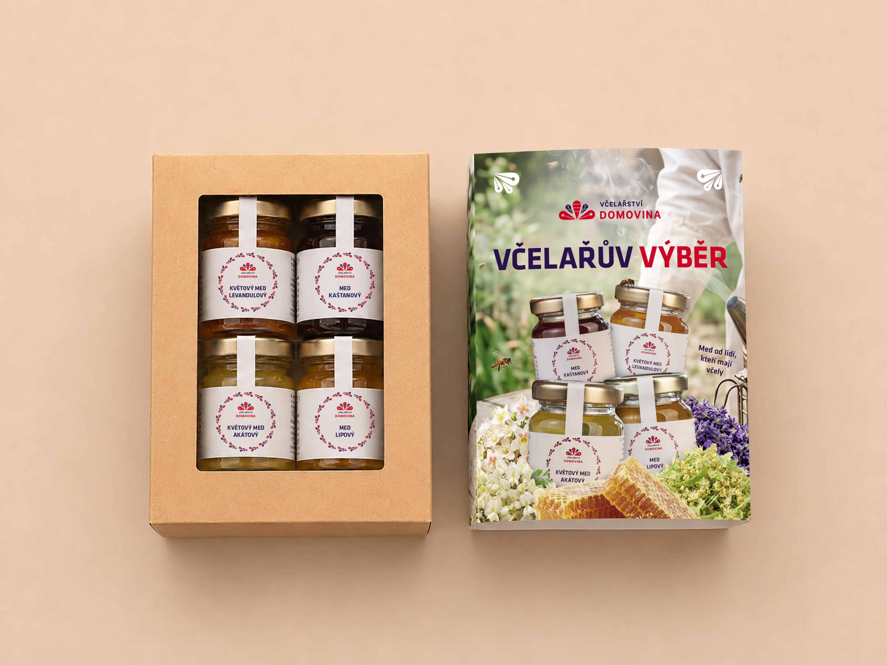 Včelařův výběr dárkové balení 4x75 g