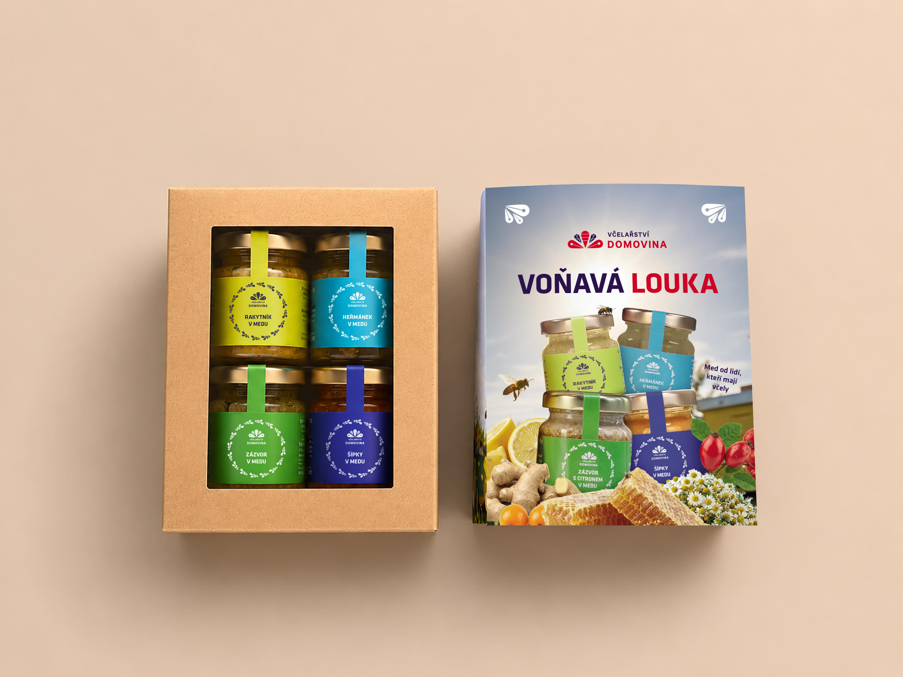 Voňavá louka dárkové balení 4x75 g