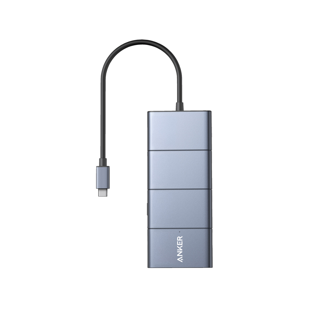Anker PowerExpand 11-v-1 USB-C PD datový rozbočovač s přenos Šedá
