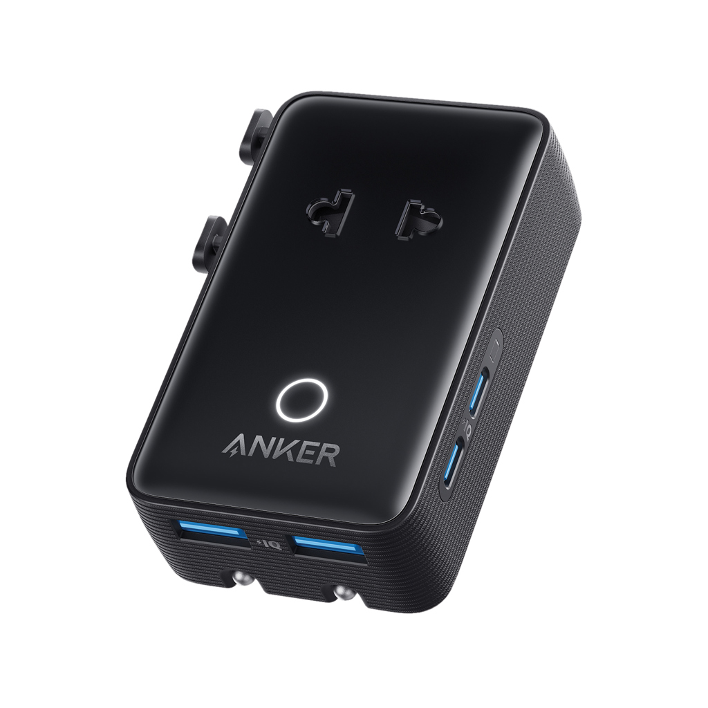 Cestovní adaptér Anker Nano (5 v 1, 20 W) Černá