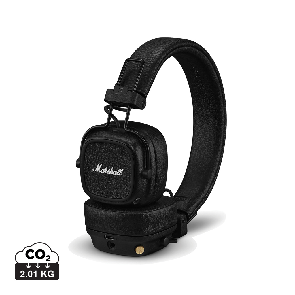 Sluchátka Marshall Major V 100H+ Černá