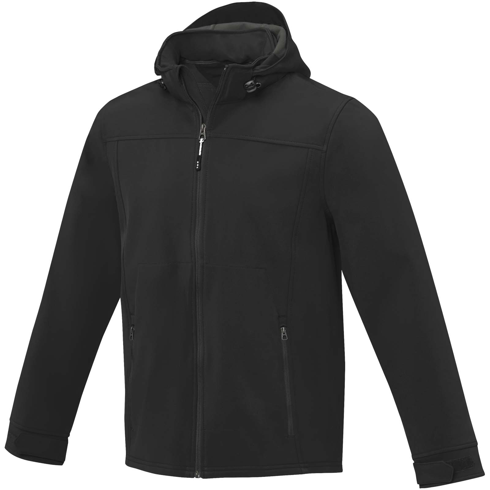 Pánská zimní bunda Elevate Pánská softshellová bunda GRS z recyklovaných materiálů značky Langley Solid black
